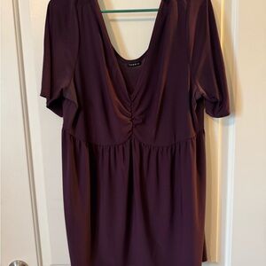 Elegant Purple Women's Top